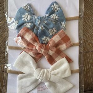 Charming Blue and Orange Hair Accessories Set